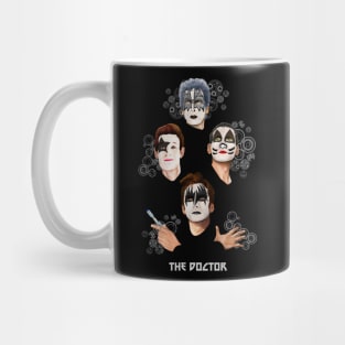 the Doctor with face painting Mug